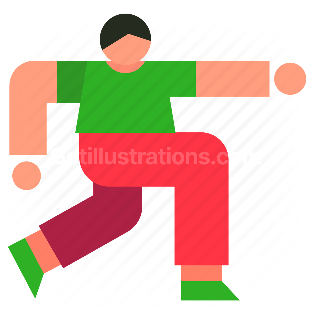 Sports and Fitness illustration preview image